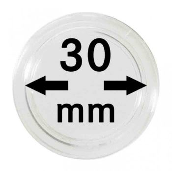 9882 - Capsula de acrílico para moedas diam.30 mm. (10 pç.) - ref. 2250 030P
