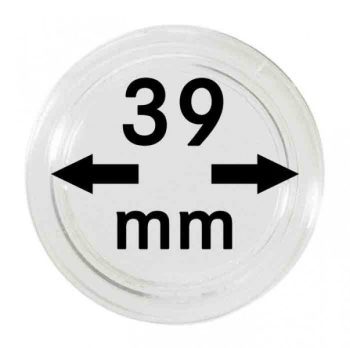 9883 - Capsula de acrílico para moedas diam.39 mm. (10 pç.) - ref. 2250 039P