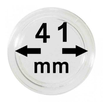 9885 - Capsula de acrílico para moedas diam.41 mm. (10 pç.) - ref. 2250 041P