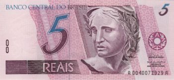 2260 - 5 Reais - Cardoso/Malan AA - C.263 - FE