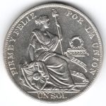 6986 - Peru 1 Sol 1934 - Km.218.2 - S