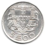 7038 - Portugal 5 Escudos 1947 - Km.581 - FC