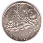 7293 - Vaticano 500 Liras 1969 - Paulo VI - Km.115 - FC