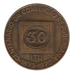 9060 - Centenário da Convenção Republicana de Itu * Olho de Boi 30 réis - Bronze - 1973A08B - S