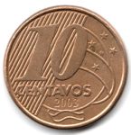 4082 - 10	Centavos	2003 - Reverso horizontal - V.496.b (17a.) - S