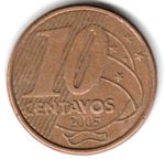 4087 - 10	Centavos	2005 - Reverso horizontal - V.498.b (17a.) - S