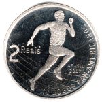 4196 - 2 Reais 2007 - Jogos Panamericanos Rio - sem cartela - V.598 (17a.) - FC