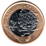 4223 - 1 Real 2016 - Mascote Paralímpico - V.622 (17a.) - FC