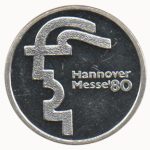 9087 - Hannover Messe 80 * Ano Brasil - Prata (999) - 1980A04P - Proof