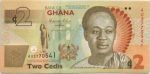 4990 - Ghana - 2 Cedis - P.37A.a - FE