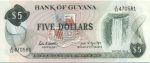 5048 - Guyana - 5 Dolares - P.22.e - FE