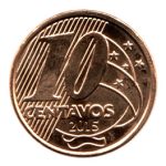 4092 - 10 Centavos 2015 - V.508 (17a.) - FC