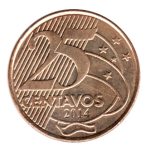 4131 - 25 Centavos 2014 - V.534 (17a.) - FC