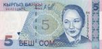 5257 - Kirgistão - 5 Som - P.13.a - FE