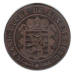 7527 - Luxemburgo 10 Centimes 1870 Bronze - Km.23.1 - MBC/S