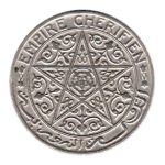 7551 - Marrocos 50 Centimes	1924 Cuproníquel - Y.35.2 - S