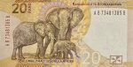 5816 - Africa do Sul (Elefante - 2023) - 20 Rand - P.W149 - FE