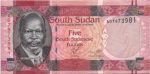 5866 - Sudão do Sul - 5 Libras - P.6 - FE