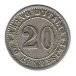 7460 - Itália 20 Centesimi 1895R Cuproníquel - Km.28.2 - MBC