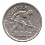 7529 - Luxemburgo 50 Centimes 1930 Níquel - Km.43 - S