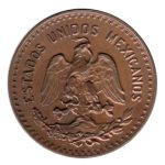 7538 - México	5 Centavos 1927 Bronze - Km.422 - S/FC
