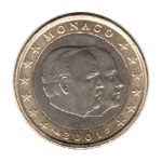 7548 - Monaco 1 Euro 2001 - Km.173 - FC