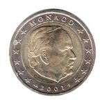 7549 - Monaco 2 Euros 2001 - Km.174 - FC