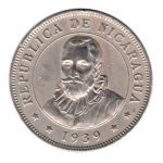 7579 - Nicarágua 50 Centavos 1939 Cuproníquel - Km.19.1 - S