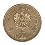 7608 - Polônia	2 Zlote 2005 Latão - João Paulo II - Y.525 - FC