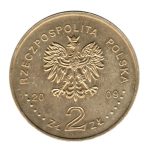 7612 - Polônia	2 Zlote 2009 Latão - WesterPlatte - Y.694 - FC