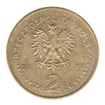 7615 - Polônia	2 Zlote 2011 Latão - 30 anos da União Independente dos Estudantes - Y.767 - FC