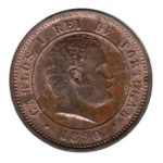 7654 - Portugal 5 Réis 1890 Bronze - Km.530 - S/FC