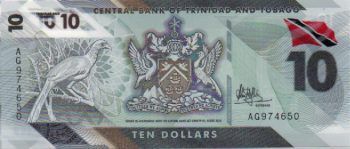 6225 - Trinidad e Tobago (2021 - polímero) - 10 Dolares - P.W62 - FE