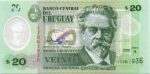 6355 - Uruguai (polímero - 2020) - 20 Pesos Uruguaios - P,W101 - FE