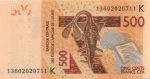 6435 - WAS - Senegal - 500 Francos - P.719K.b - FE
