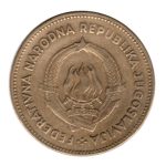 8040 - Yugoslávia 50 Dinara 1955 Bronze alumínio - Km.35 - S