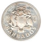 6607 - Barbados 5 Dólares 1973 - Km.16.a - FC