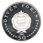 6835 - Hungria 50 Forint 1968 - Semmelweis - Km.582 - FC