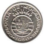 7557 - Moçambique 50 Centavos 1950 Níquel bronze - Km.76 - FC