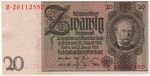 4963 - Alemanha - 20 Reichsmark - P.181.a - FE