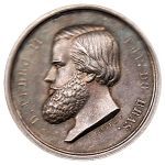 9172 - Academia das Belas Artes RJ - Ao Genio e Aplicação * D. Pedro II - Prata - SDAA01P- S/FC