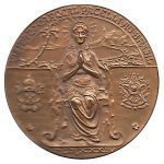 8859 - Visita do Cardeal Pacelli ao Brasil (Leopoldo Campos) - Bronze -1934A08B - S/FC