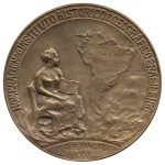 8927 - Centenário do Nascimento de João Capistrano de Abreu - Inst.Histórico Geogr.Bras. RJ (Girardet) - Bronze - 1953A29B - S