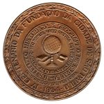 8940 - 4o.Centenário de São Paulo - Congresso de História * Inst. Histórico e Geográfico de SP - Bronze - 1954A32B - S/FC