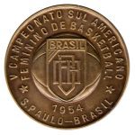 8945 - V Campeonato Sul Americano Feminino de Basketball - SP - Brasil - Bronze - 1954A63B - S