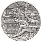 8952 - XL Aniversário do Tijuca Tenis Club - 1915-1955 (Benedito Ribeiro) - Bronze Prateado - 1955A17BP - S