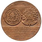 8967 - Visita ao Brasil do General de Exercito Alfredo Stroessner - Presidente do Paraguai	Bronze - 1957A06B - S/FC