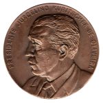 8973 - Homenagem ao Presidente Juscelino Kubitschek - Dia da Indústria (CNI)	Bronze - 1957A38B - S