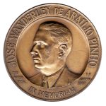 9030 - José Wanderley de Araujo Pinho  - "in memorian" * Homenagem do Inst.H.G.Brasileiro - Bronze - 1967A10B - S