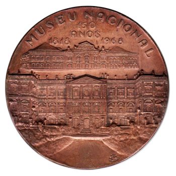 9033 - 150 Anos do Museu Nacional - 1818 - 1968 * Harpia - Harpya - Bronze - 1968A05B - S